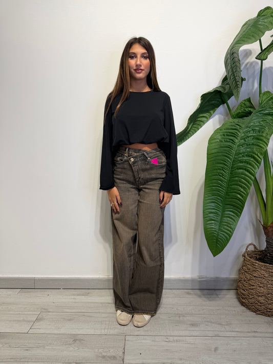 T-shirt LONG SLEEVE CROP