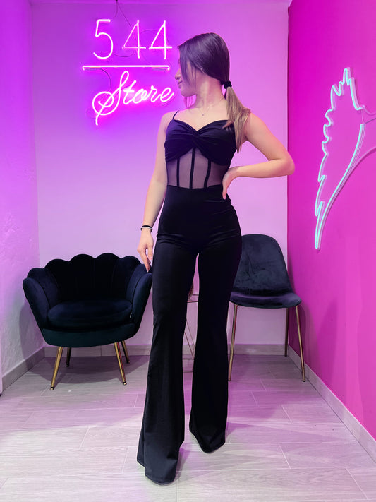 JUMPSUIT BUSTIER NERA
