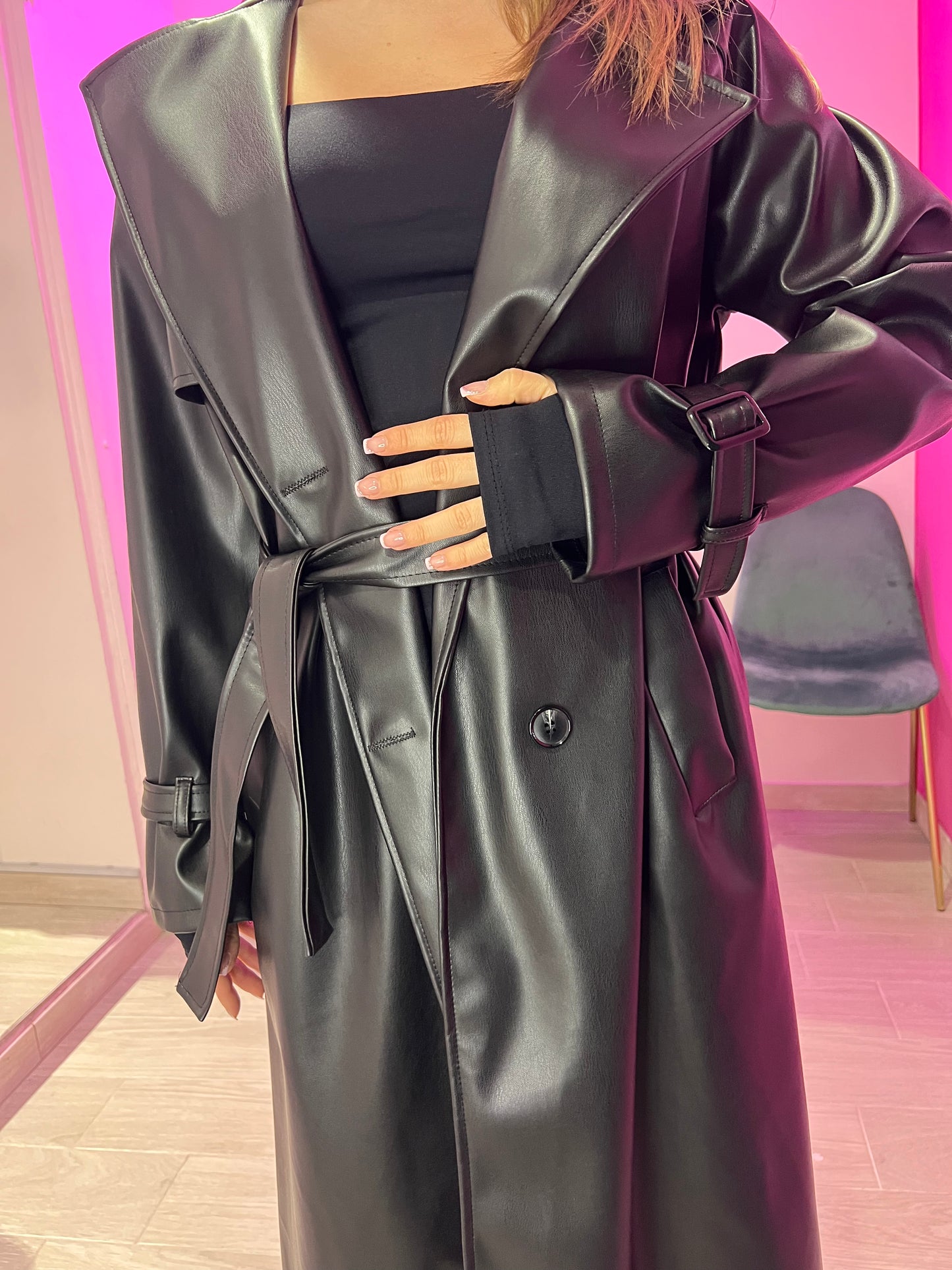 TRENCH NEW YORK NERO