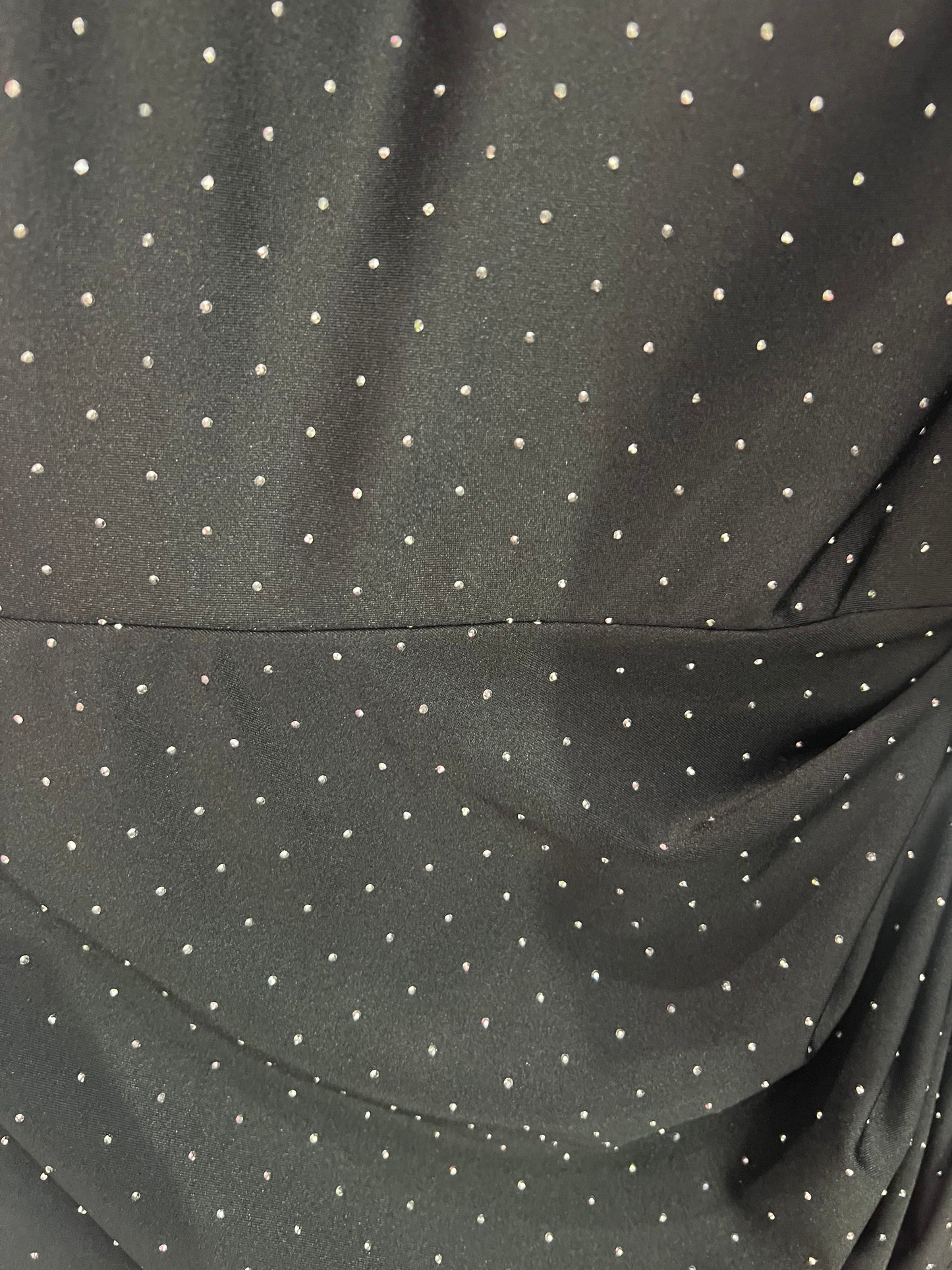 ABITO PARTY STRASS NERO