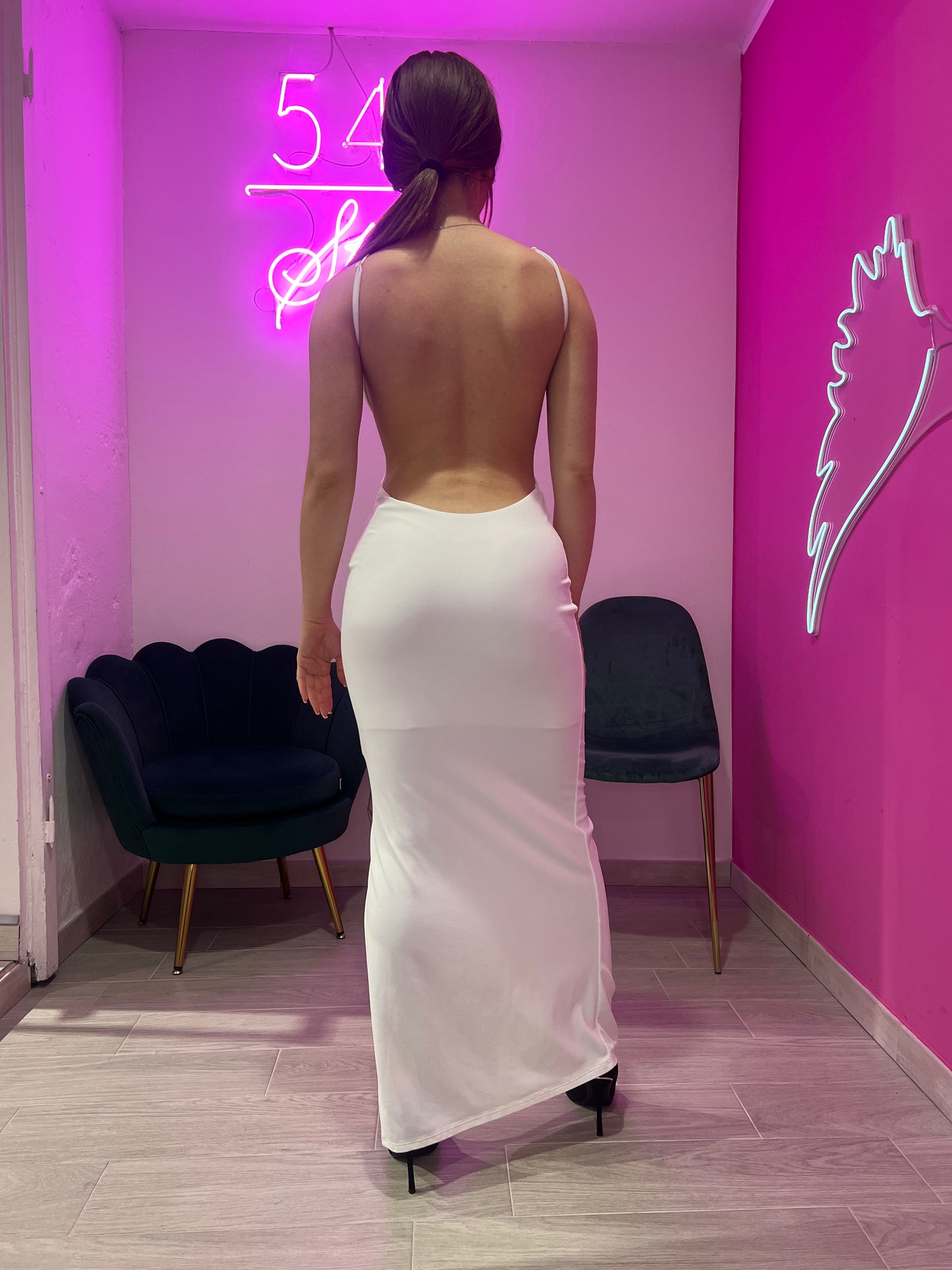 ABITO LUNGO CELINE BIANCO